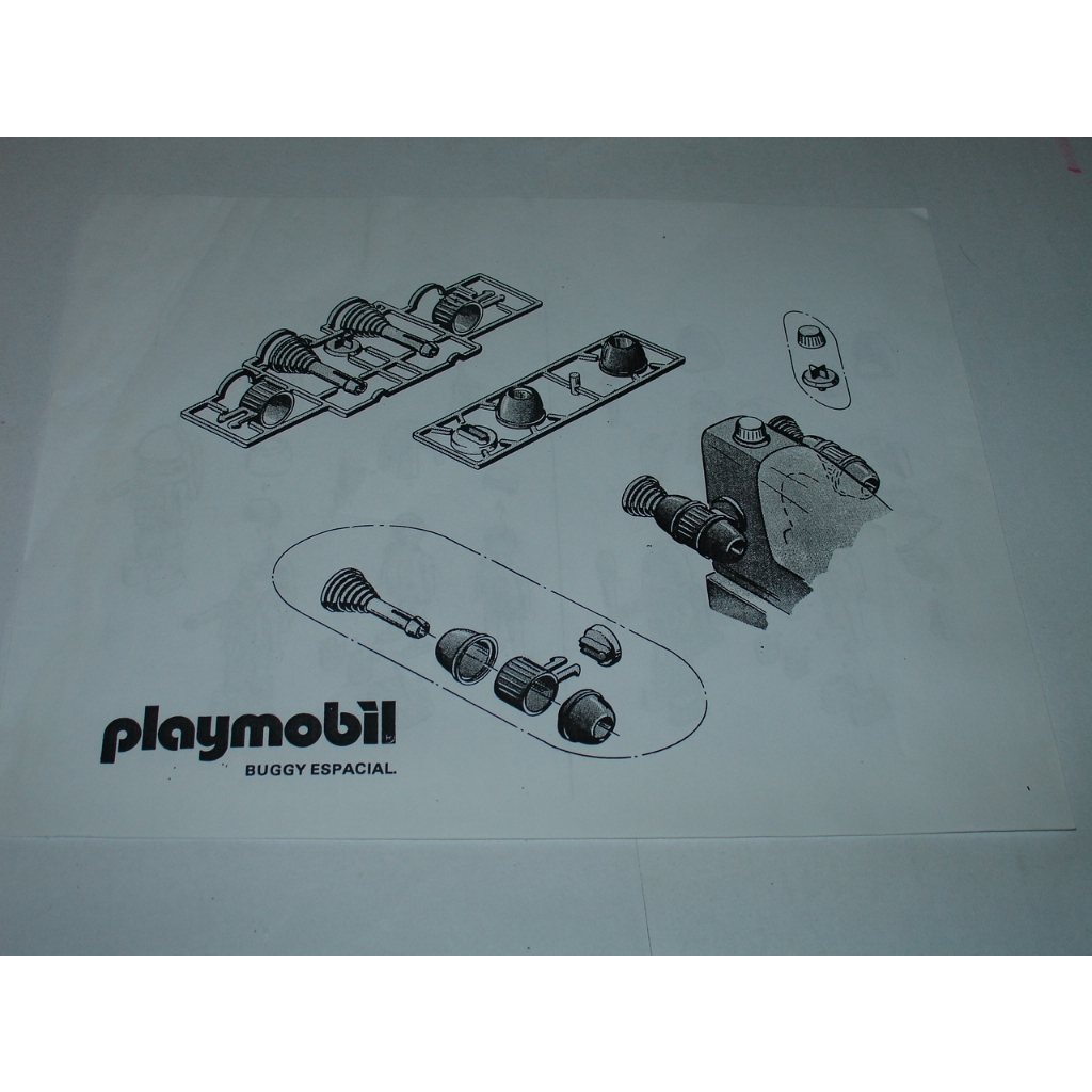 PLAYMOBIL TROL - MANUAL C.Ó.P.I.A. - ESPAÇO BUGGY ESPACIAL FRENTE E VERSO