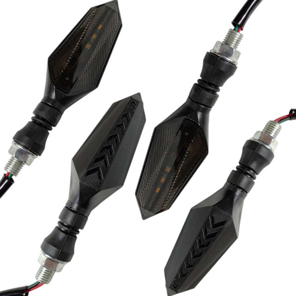 4 Pisca Seta Led Sequencial Arrow Cg Titan Fan 125 150 2004 2005 2006 2007 2008 Ybr 125 2003 2004 — imagem 2 de 2