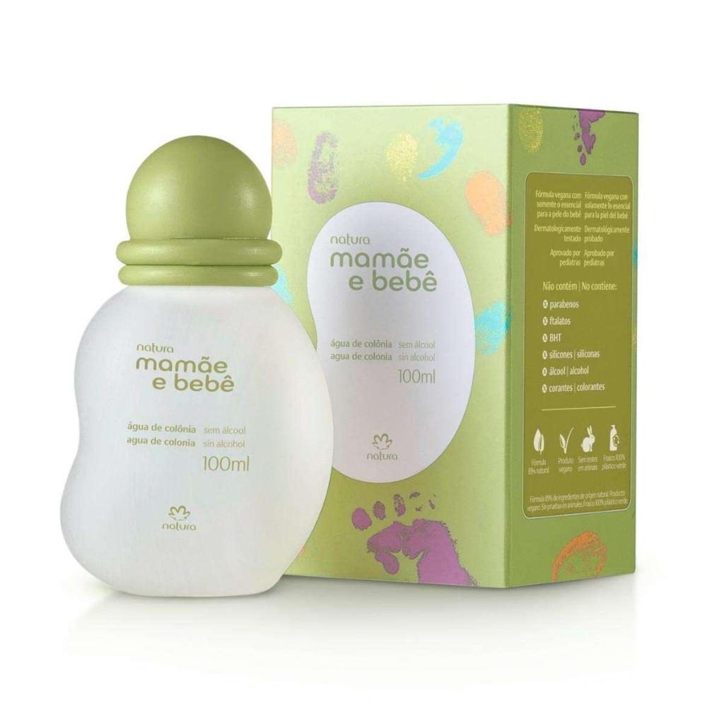Água de Colônia Mamãe e Bebê Natura 100 ml