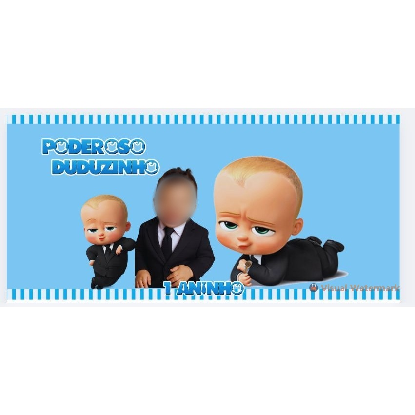 COFRINHO PERSONALIZADO INFANTIL- PODEROSO CHEFINHO- LEMBRANCINHA ANIVERSÁRIO, FESTA, CHÁ DE BEBÊ
