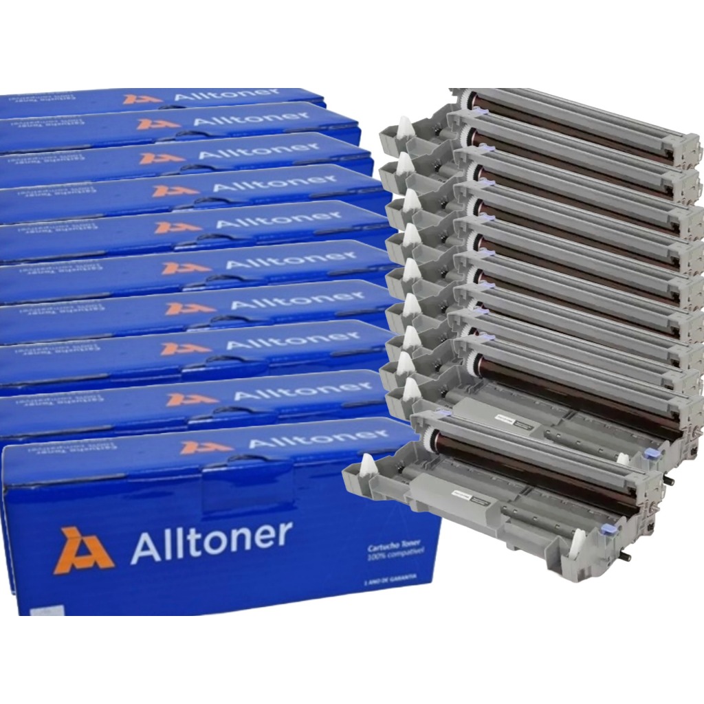 Combo Com 10 Cartucho de Cilindro Compatível com  Brother DR520/DR620 Para toner TN580/TN650 |8085/8890/5240/8860/8065|