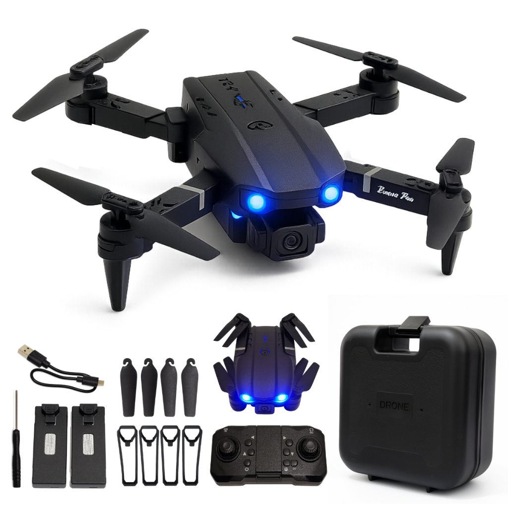 Drone Pro Profissionals Câmeras HD 2.4GHz e Gps 2 Baterias