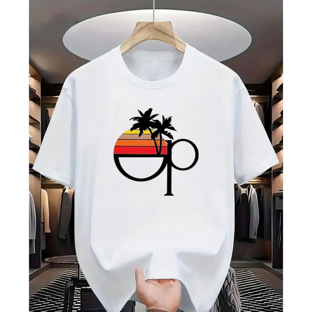 Camiseta Masculina Camisa Despojada Estampada OP Coqueiro  Malha Algodão 30.1 Envio Rápido