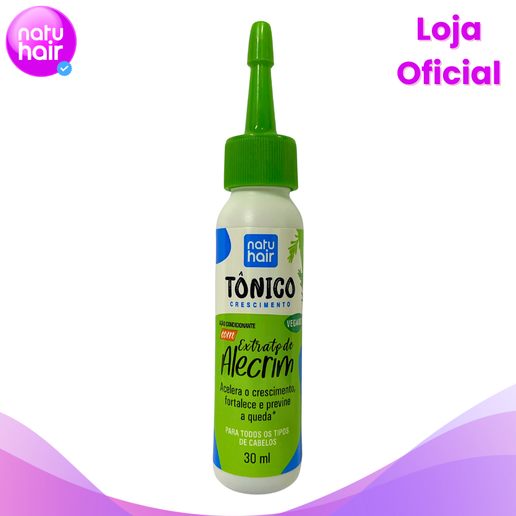 Tônico Capilar Alecrim Natuhair  30ml em Oferta na Shopee