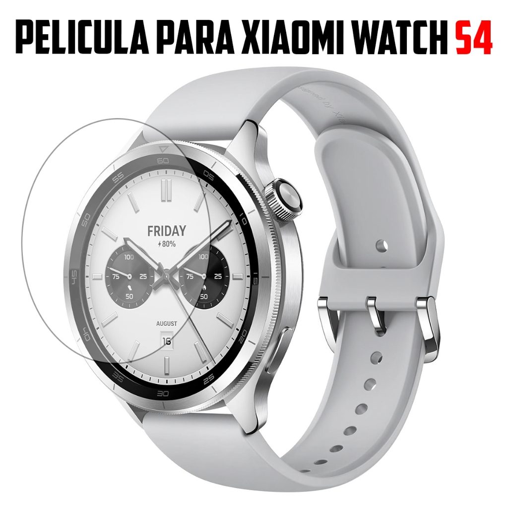 Película de vidro temperado para Smartwatch Xiaomi Watch S4 Proteção Tela