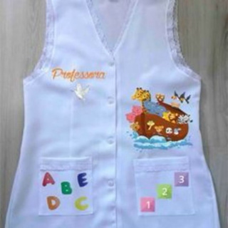 Professor Jalecom com coruja em PROMOÇÃO em Oferta na Shopee