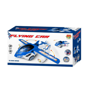 Avião Flying Car Musical Se Transforma Em Carro Bate E Volta - Dm Toys