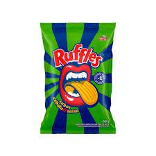 Kit 10 Batata Salgadinho Ruffles Variados 5 de cada ( Cebola e Churrasco)Petisco e Lanchinho