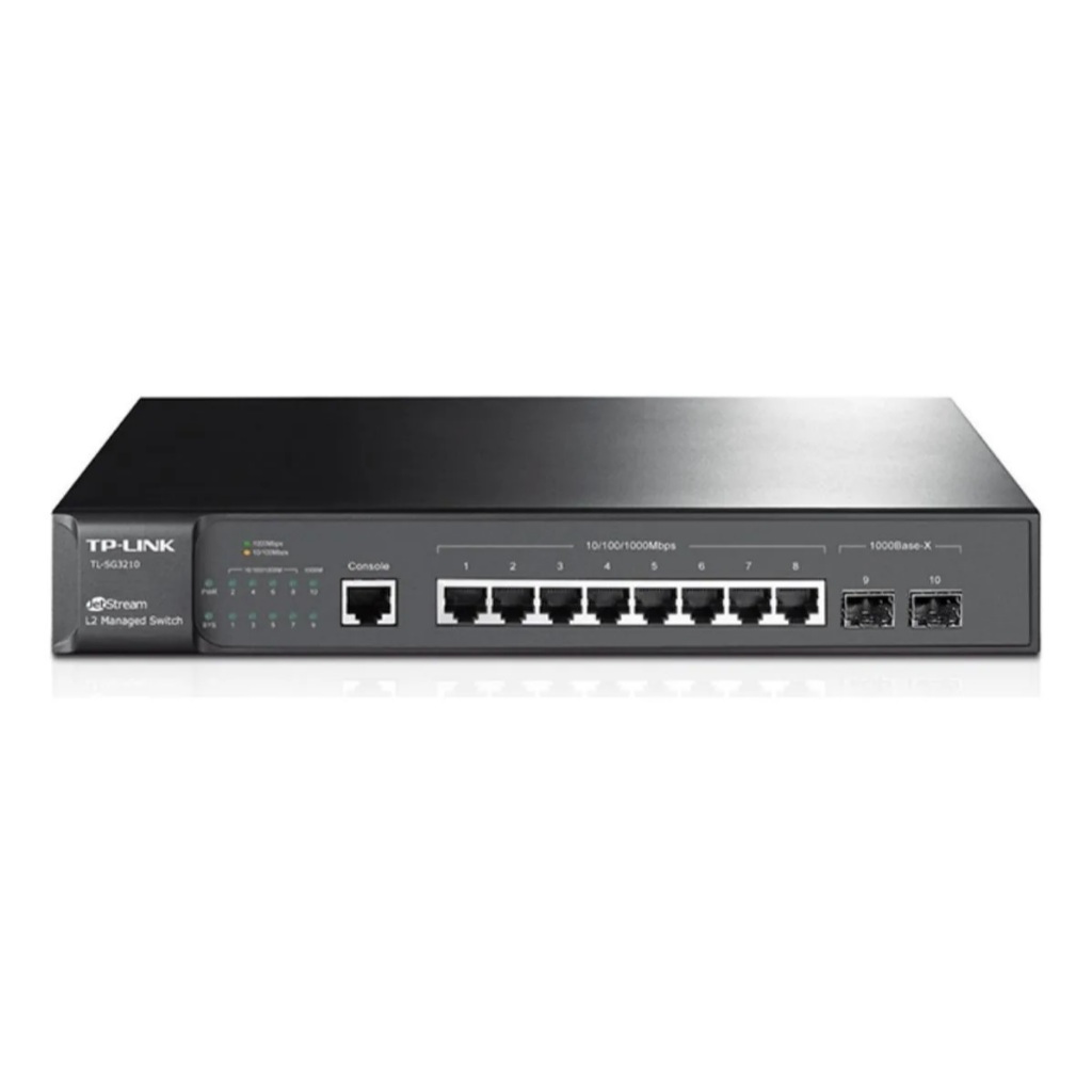 Switch Gigabit Gerenciável TP-link TL-SG3210 8 Portas 2 Sfp ( USADO )