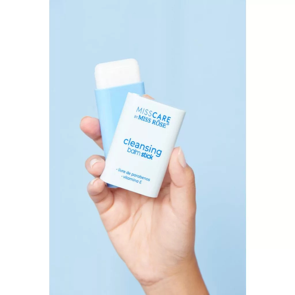 Demaquilante em Stick Cleansing Balm com Vitamina E e Livre de Parabenos  -- Miss Rôse