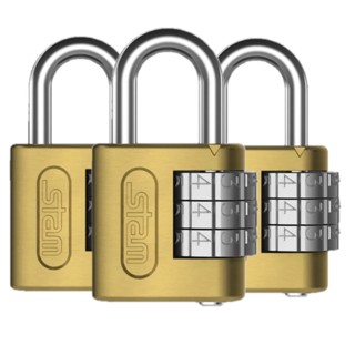 Cadeado Stam Mesma Senha Zamac 25mm Kit 3un em Oferta na Shopee