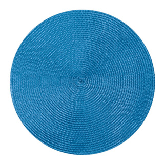 Lugar Americano Redondo 38cm Azul Mesa Posta Decoracao Cozinha Trama Poliester em Oferta na Shopee