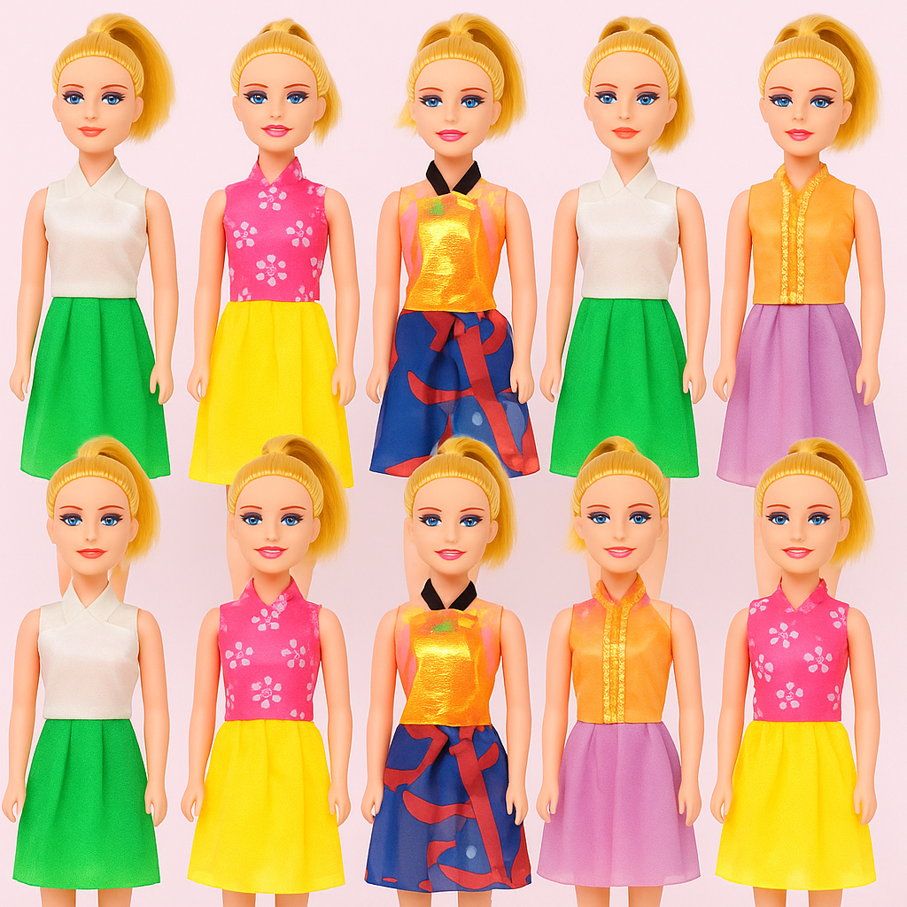Boneca Lizzie Barbie Brinquedo para Meninas Boneca Prenda Boneca com Roupas Polly em Oferta na Shopee