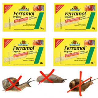 Ferramol Organic Iscas Atrativas Neudorff 4 x 50 gr. em Oferta na Shopee