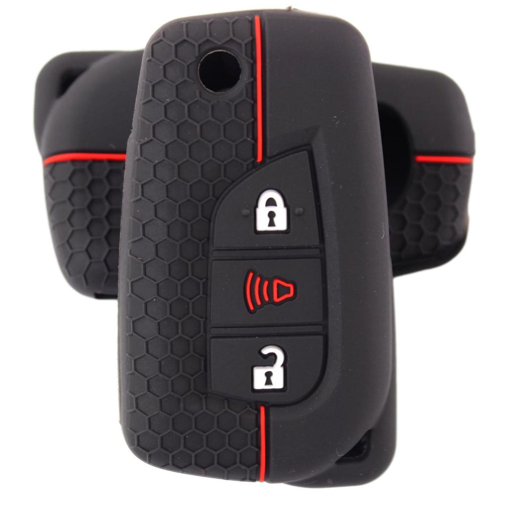 Capa de Silicone para Chave Canivete Toyota Corolla Cross Xr Hilux em Oferta na Shopee