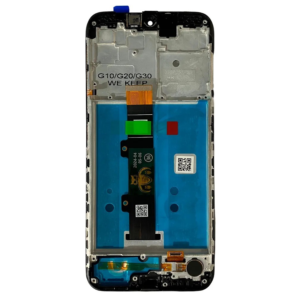 Tela Display Compativel Com Moto G10 G20 G30 Com Aro Incell