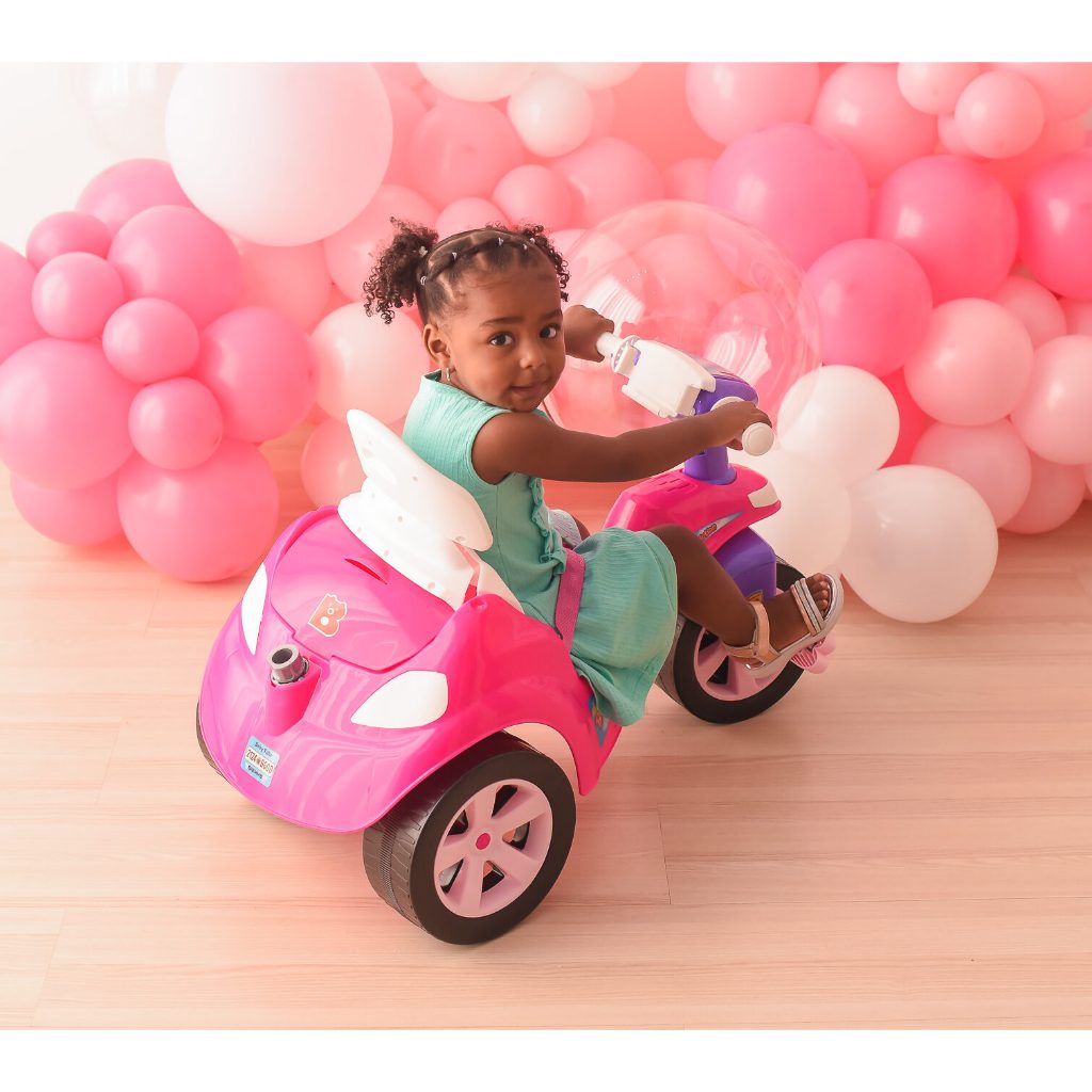 Triciclo Baby Trike Evolution Rosa Infantil - Biemme