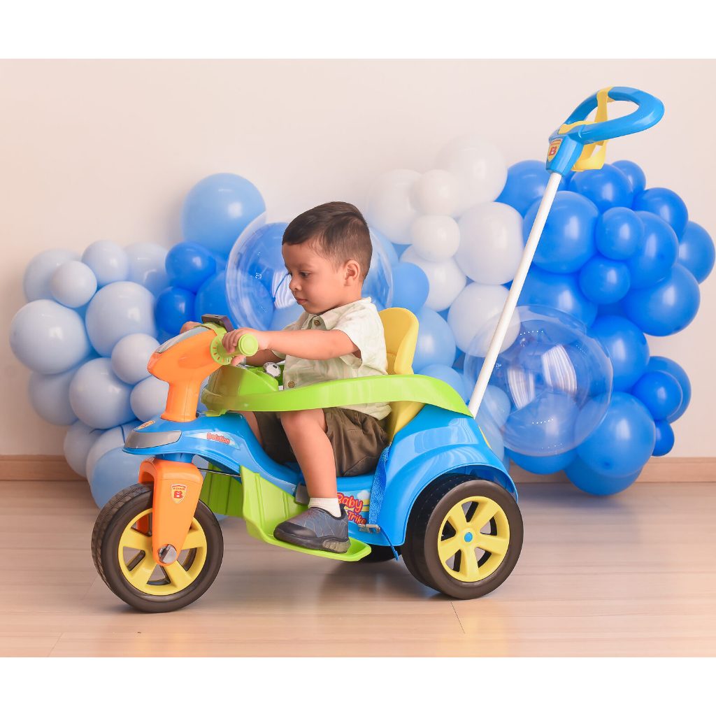 Triciclo Baby Trike Evolution Azul Infantil - Biemme