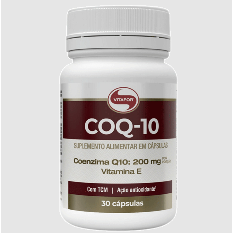 Coenzima Q10. 200mg + Vitamina E - Vitafor em Oferta na Shopee