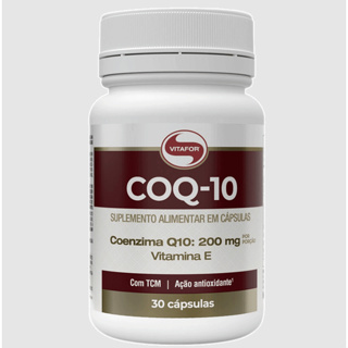Coenzima Q10. 200mg + Vitamina E - Vitafor em Oferta na Shopee