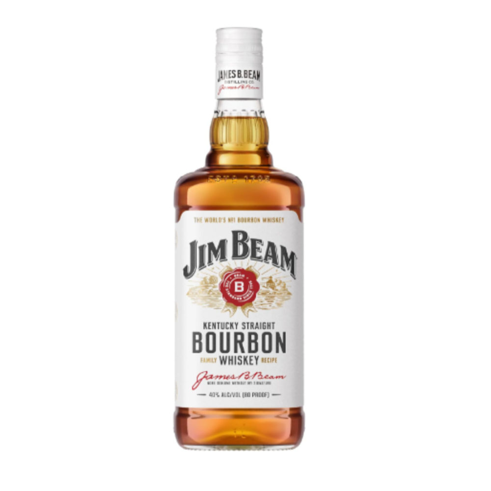 WHISKY BOURBON JIM BEAM WHITE 4 ANOS 1L em Oferta na Shopee