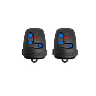 Kit 2 Controles 2 Pilhas Residência Portão Automático - Peccinin Nice Frequência 433,92 TX 3C Preto em Oferta na Shopee