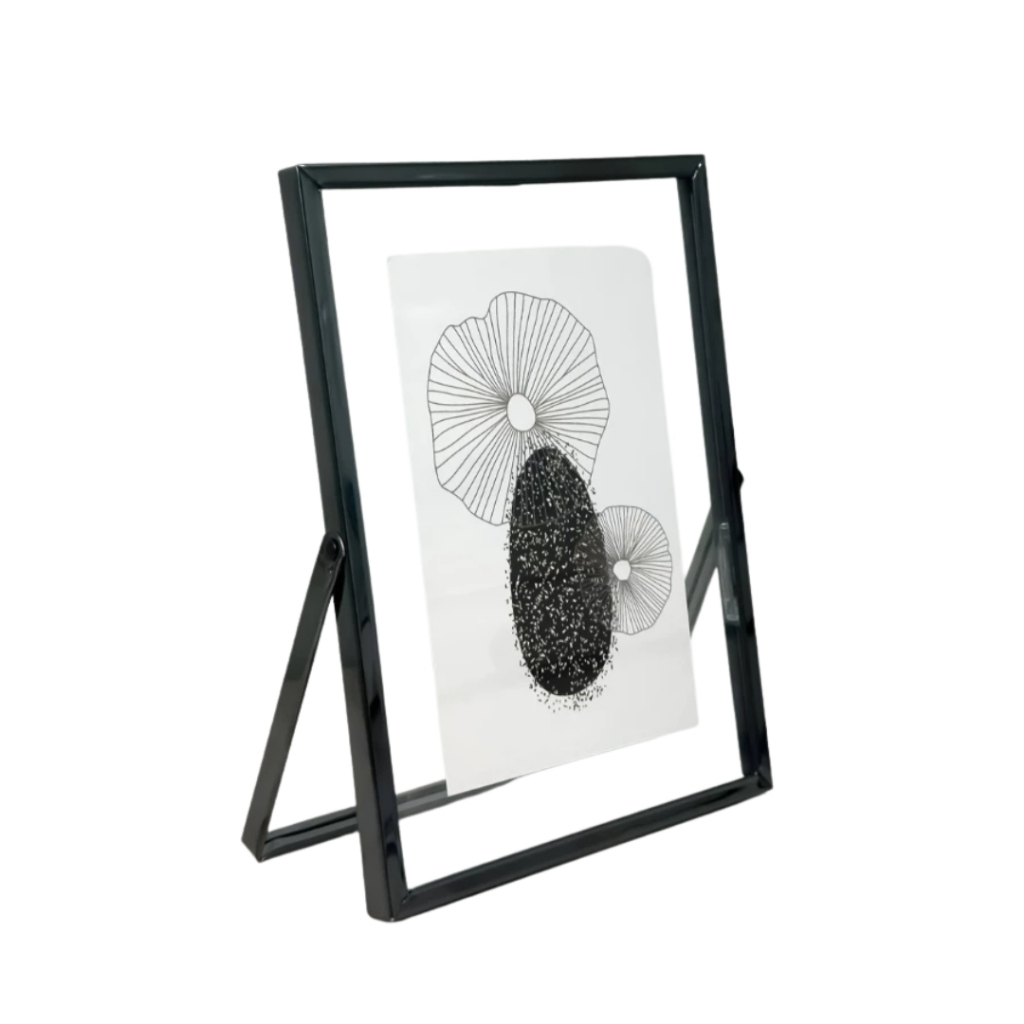 Porta Retrato 10x15 Mart Moldura Flexível Elegante Metal E Vidro Duplo em Oferta na Shopee