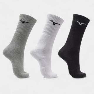 Kit Meia Mizuno Cano Alto Training Pacote com 3 pares Original