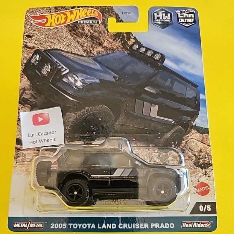 Toyota Land Cruiser Prato Preto Chase Hot Wheels Premium Lacrado