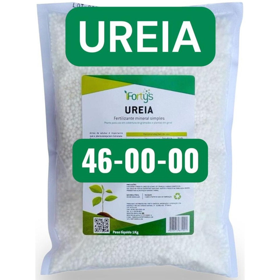 FERTILIZANTE ADUBO NPK 46-00-00 PARA PLANTAS - FORTYS 1 kg