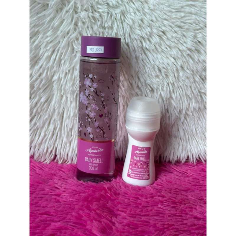Combo Avon Baby smell colônia e antitranspirante
