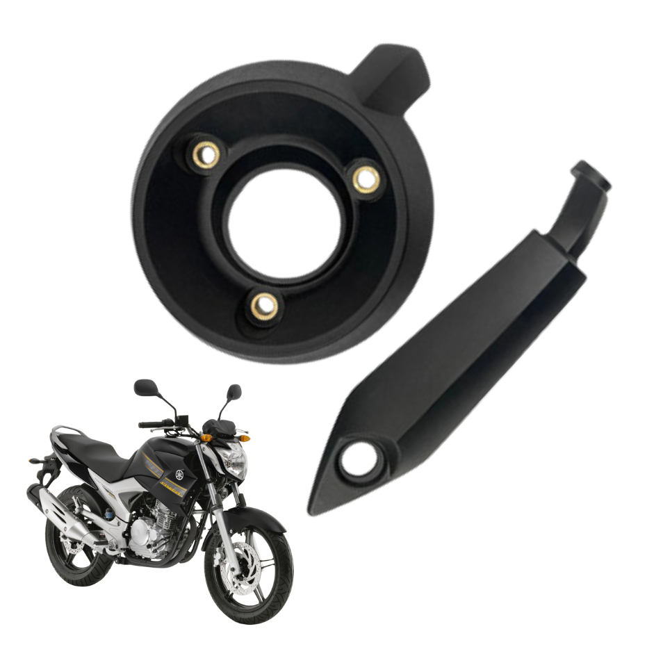 Kit 2 Peças Protetor e Bocal Escapamento Yamaha Fazer 250 2011 a 2016 em Oferta na Shopee