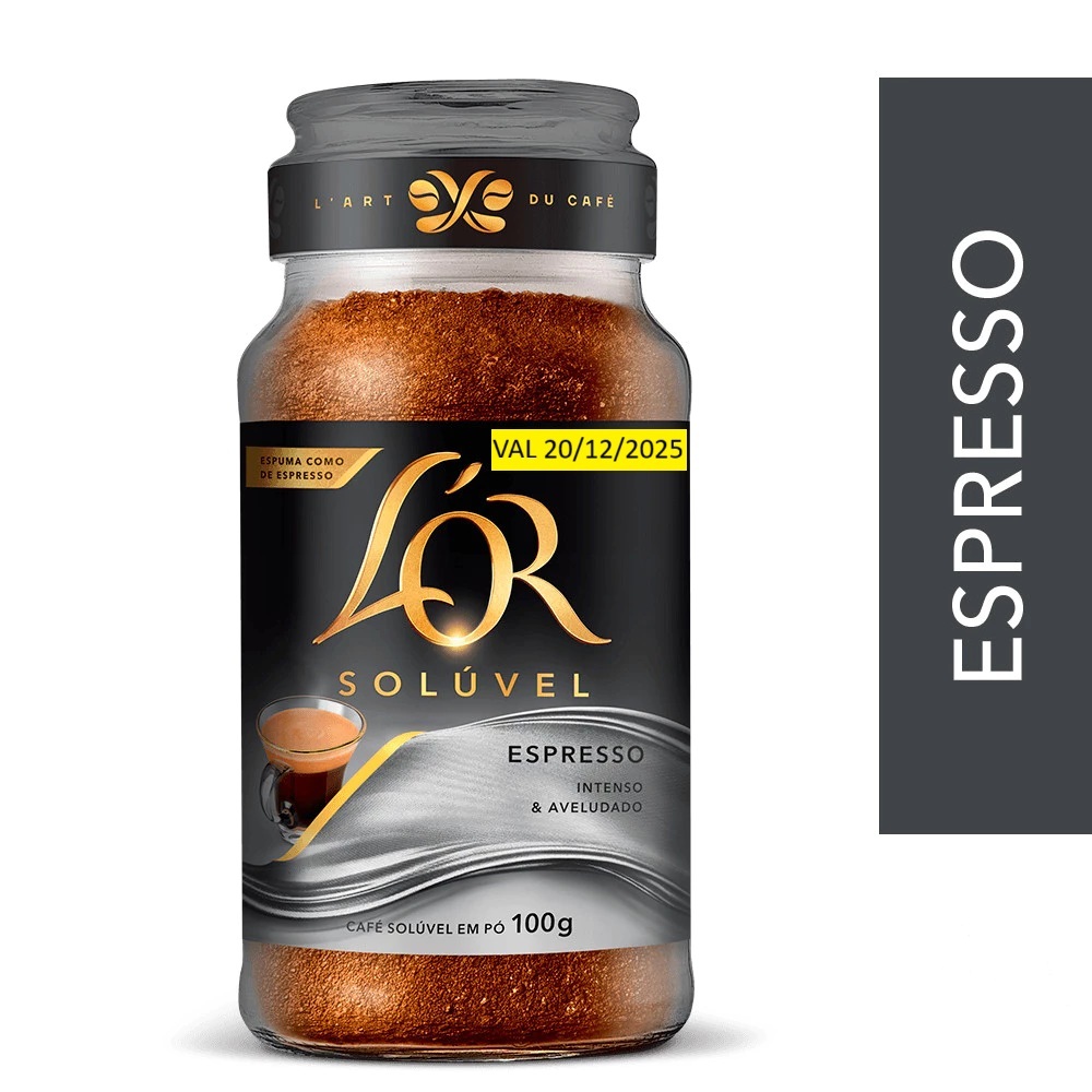 Café Solúvel L'OR Espresso Vidro 100g