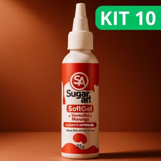 Kit Corante Soft Gel Vermelho Morango Comestível Confeitaria Bolos Chantily Decoração Amor em Oferta na Shopee