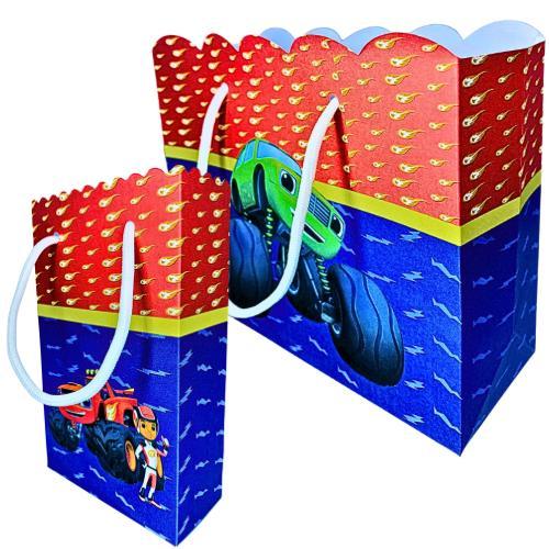Sacolinha Personalizada Blaze Sacolinhas para Lembrancinha de Aniversário Infantil Sacolas Bolsinha Bolsa Envio Rapido