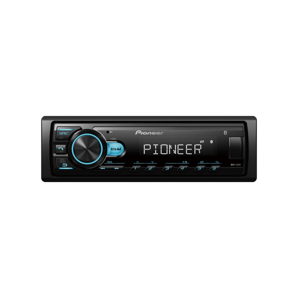 Rádio Pionner Mvh-145br Mp3 Player Som Automotivo Bt Usb