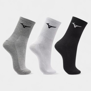 Kit Meia Mizuno Cano Médio Training Pacote com 3 pares em Oferta na Shopee