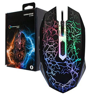 Mouse Gamer Gaming Usb Para Jogo Lesar Óptico 2400 Dpi 6 Botões Iluminação Rainbown Rgb Evolut Gaming Rayden 104 em Oferta na Shopee