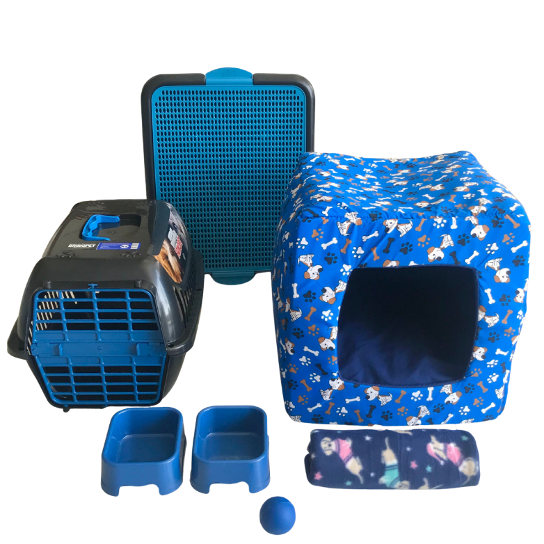 Kit toca 3 em 1 Lindo Estampada Coberta Transporte e Sanitário P e M