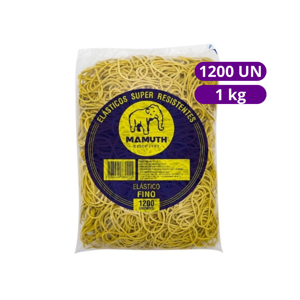 Elástico Fino Comércio Dinheiro Caixa Escritório Latex Pct em Oferta na Shopee