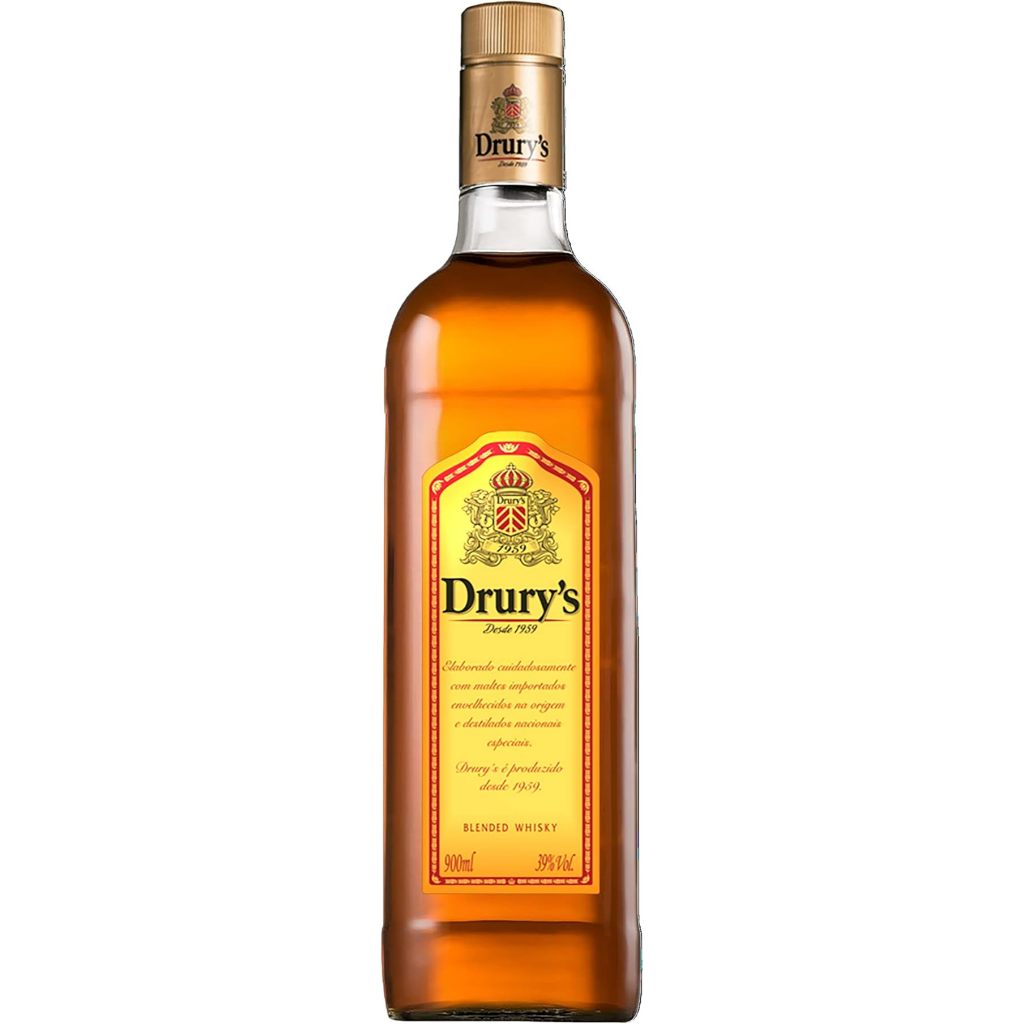 WHISKY DRURYS GARRAFA 900ML em Oferta na Shopee