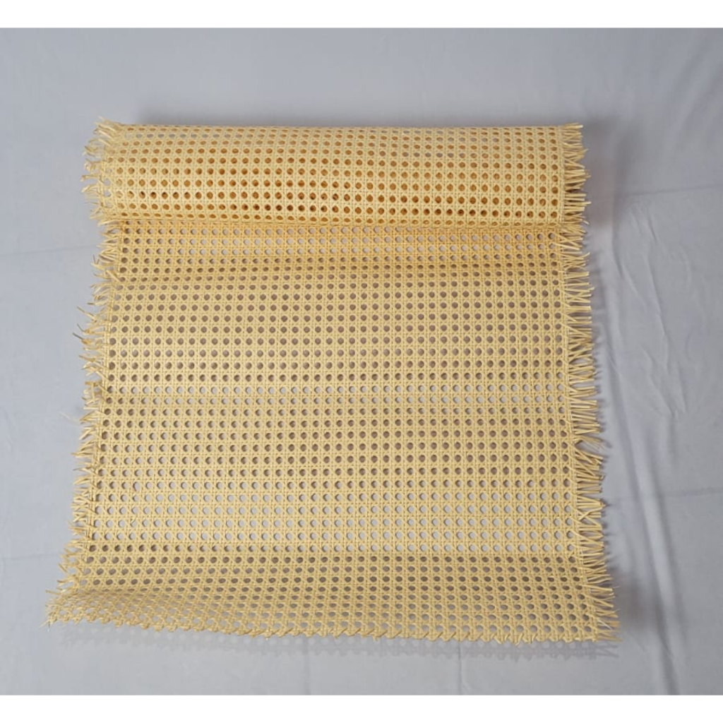 Palha Palhinha 1m X 50 Indiana Sintética Sextavada Móveis Decoração Rústica