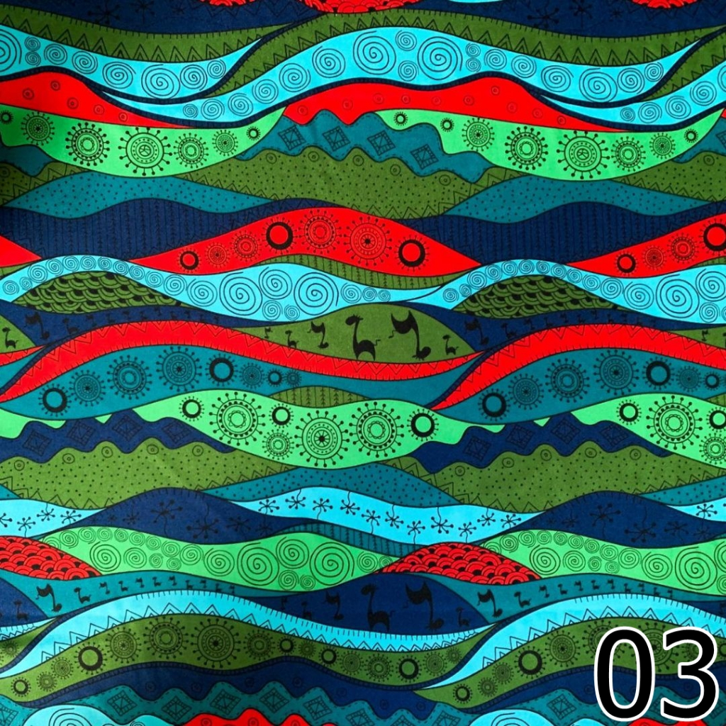 Tecido OXFORD étnico AFRICANO 1,5m larg 100% poliéster ideal para decoração roupas afro artesanato — imagem 2 de 2