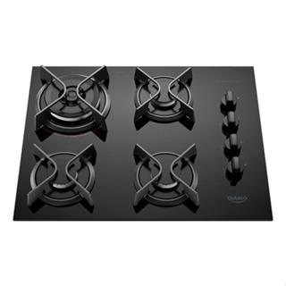 Cooktop Dako 4 Bocas A Gás Supreme Preto em Oferta na Shopee
