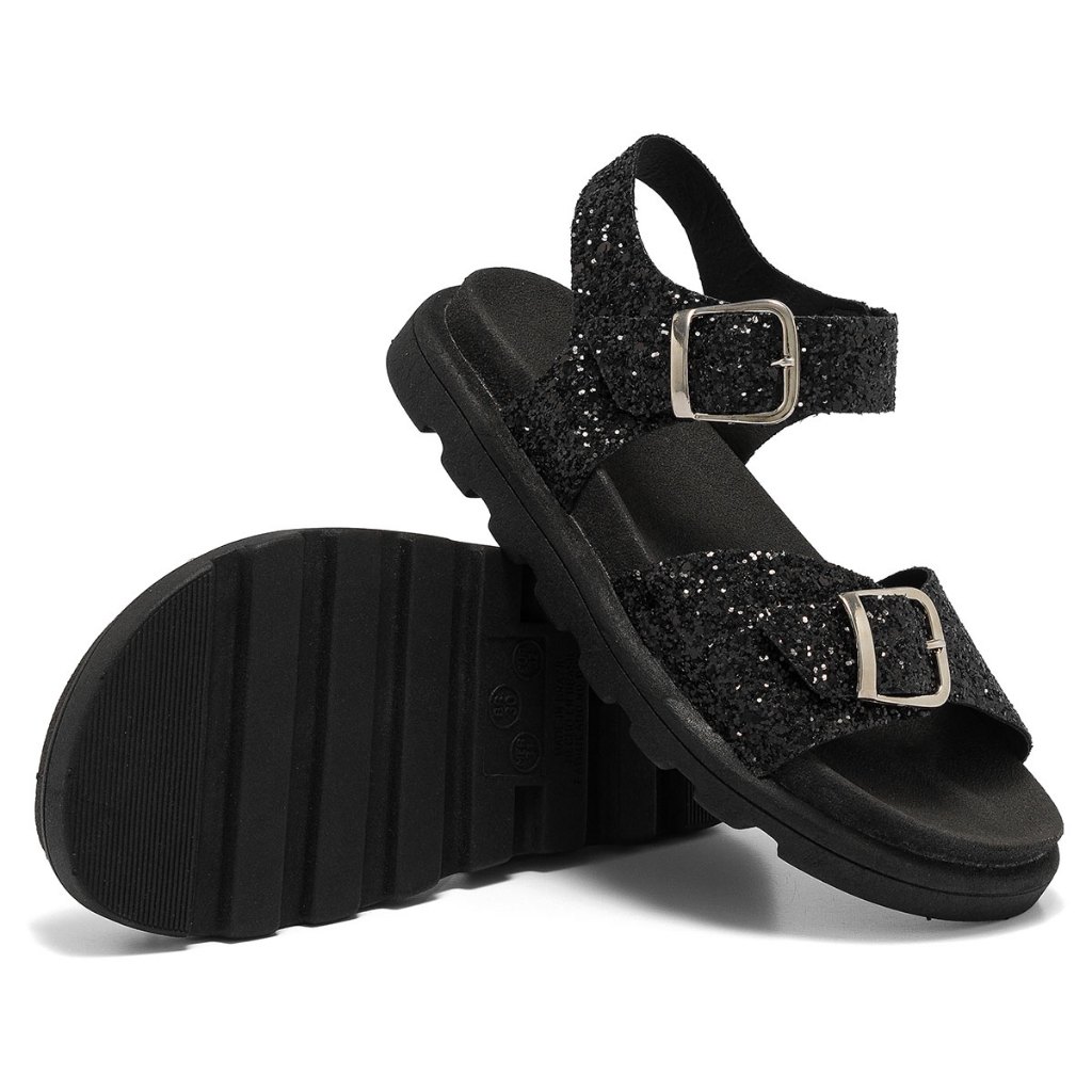 Detalhes do Sandália Birken Infantil Menina Glitter Confortável Mãe e Filha Moda Feminina Promoção Verão Camin