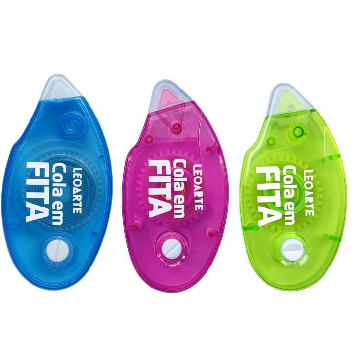 Cola em Fita Leo&Leo - Kit 3 unidades | LEOARTE em Oferta na Shopee