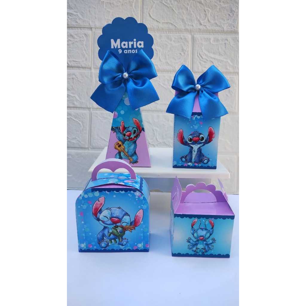 Kit Pegue e Monte Stich-Personalizados Stich-Caixinhas personalizadas Stich-Caixinhas personalizadas-Caixinhas Stich