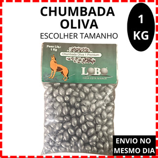 Chumbada de Pesca Oliva (1 Kg) - Escolher tamanho
