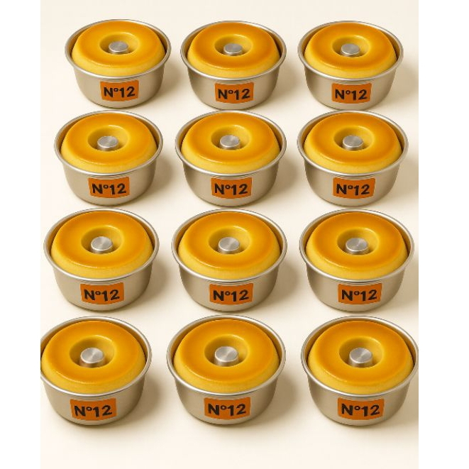 Forminhas Assadeira N°12  Redonda de Alumínio Polido Para Mini Bolo Vulcão Pudim Padaria em Oferta na Shopee