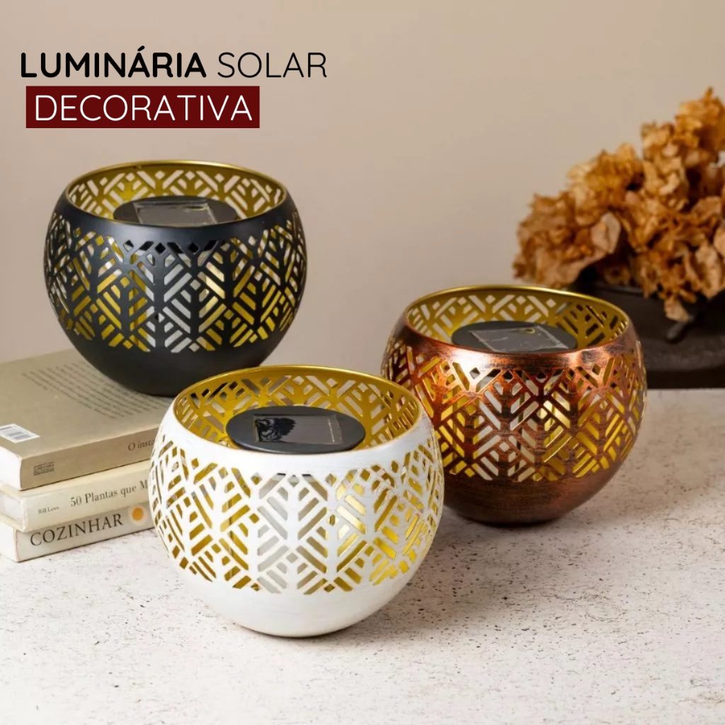 Luminária Solar De Jardim Led Decoração Casa em Oferta na Shopee